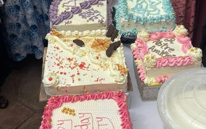 Table de gâteaux pour une célébration